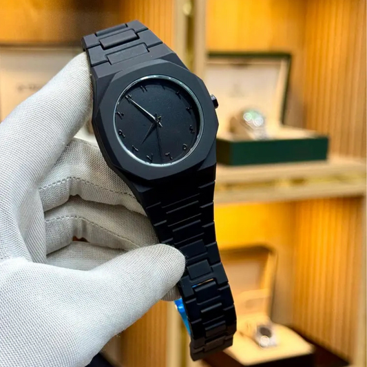 Luxury Black Arabic Aura Dial Watch for Men and Women - Buzzaar